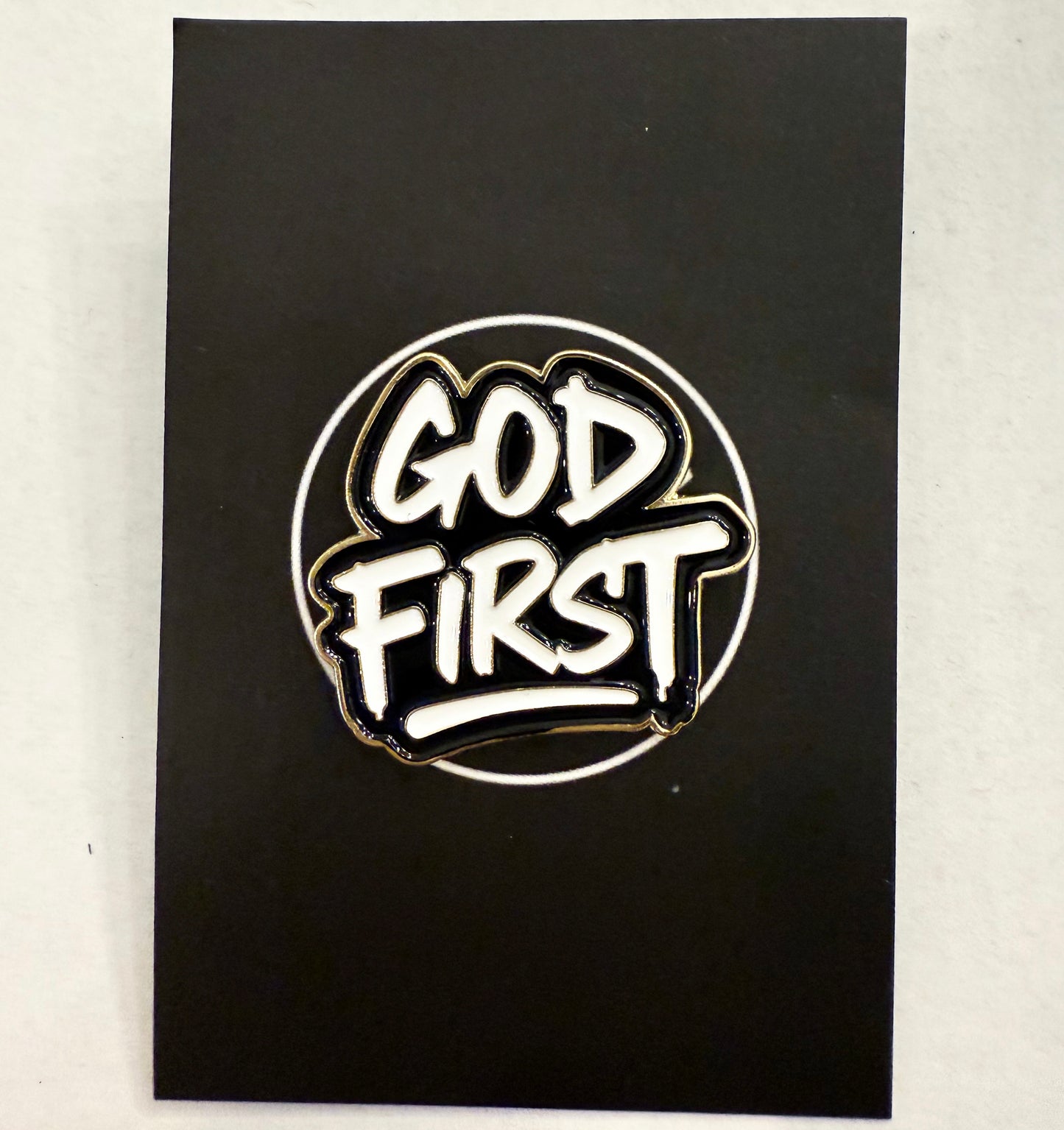 God First Hat Pin