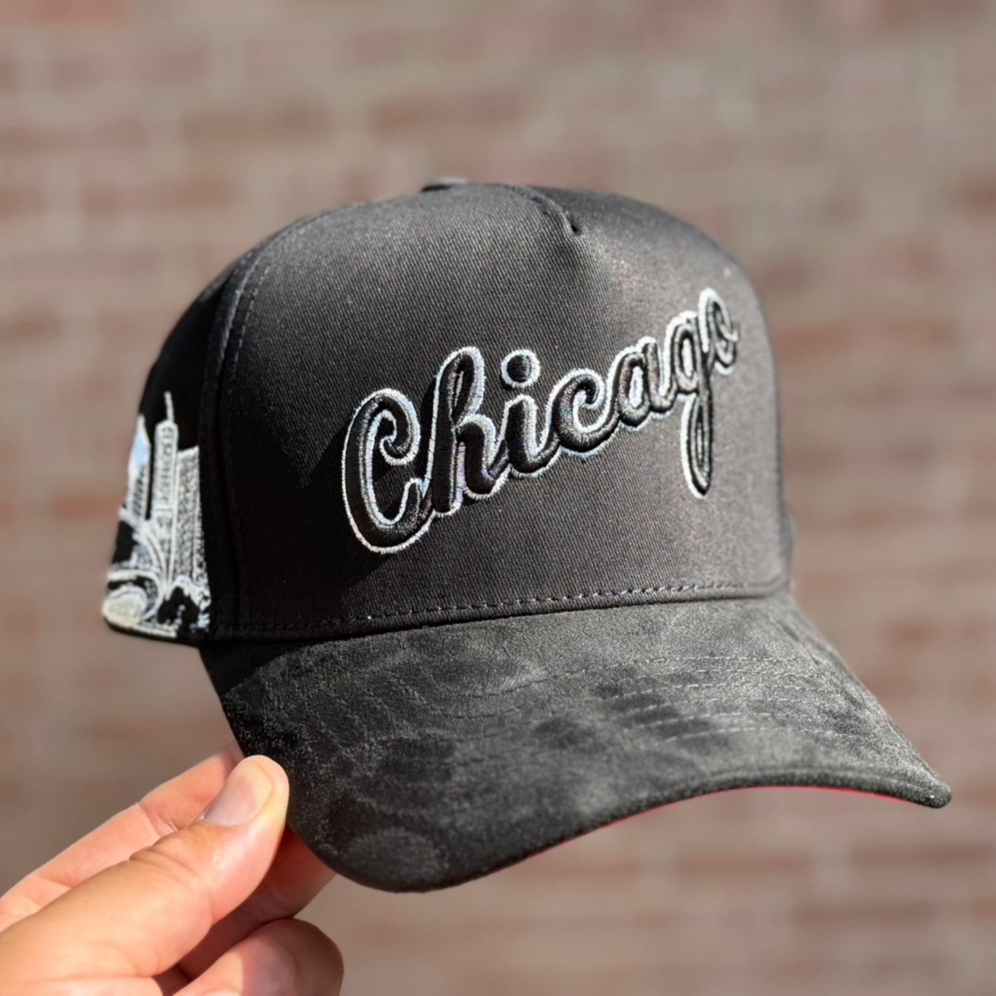 Black Chicago Red Brim