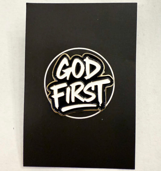 God First Hat Pin